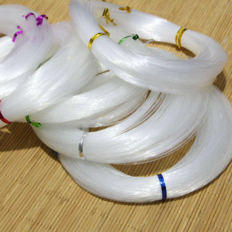 

White Nylon Thread for Jewelry Necklace Jewelry Accessories and Fishing Handmade Beaded Bracelet Crystal Line