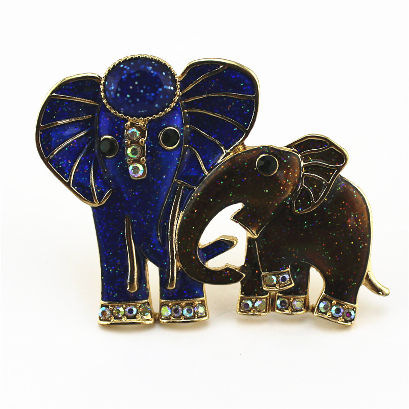 

new metal brooches anmimal flower strawberry brooch flower elephine lady Retro trend accessories pearl 2pcs/lot