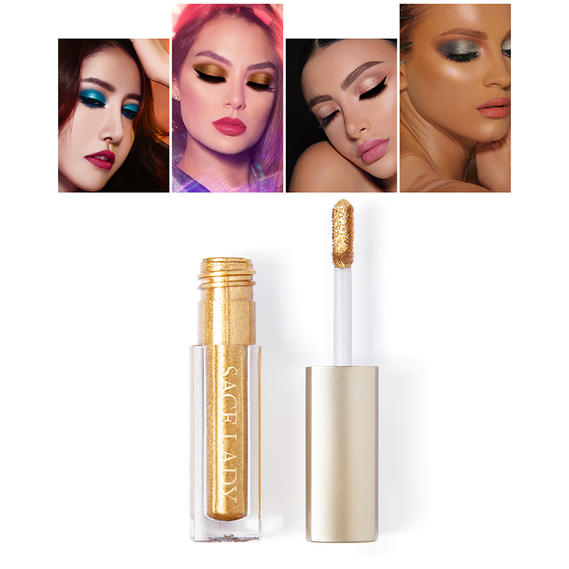 

Hot 1 Pcs Liquid Eyeshadow Glitter Long Lasting Waterproof Cosmatics for Women wyt77, Light green