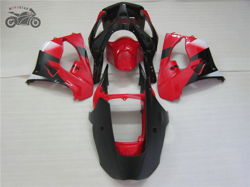 

Motorcycle Chinese fairings for Kawasaki Ninja ZX9R 2002 2003 red black high grade Chinese fairing kit ZX-9R 02 ZX 9R 03, Same as picture