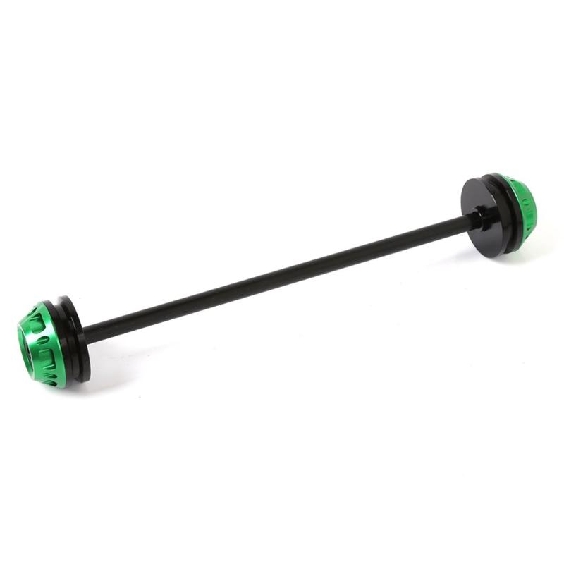 

Motorcycle Aluminum Front Axle Front Fork Collision Slider Protection Device Wheel Shatter Bar For Z800 Z1000 201