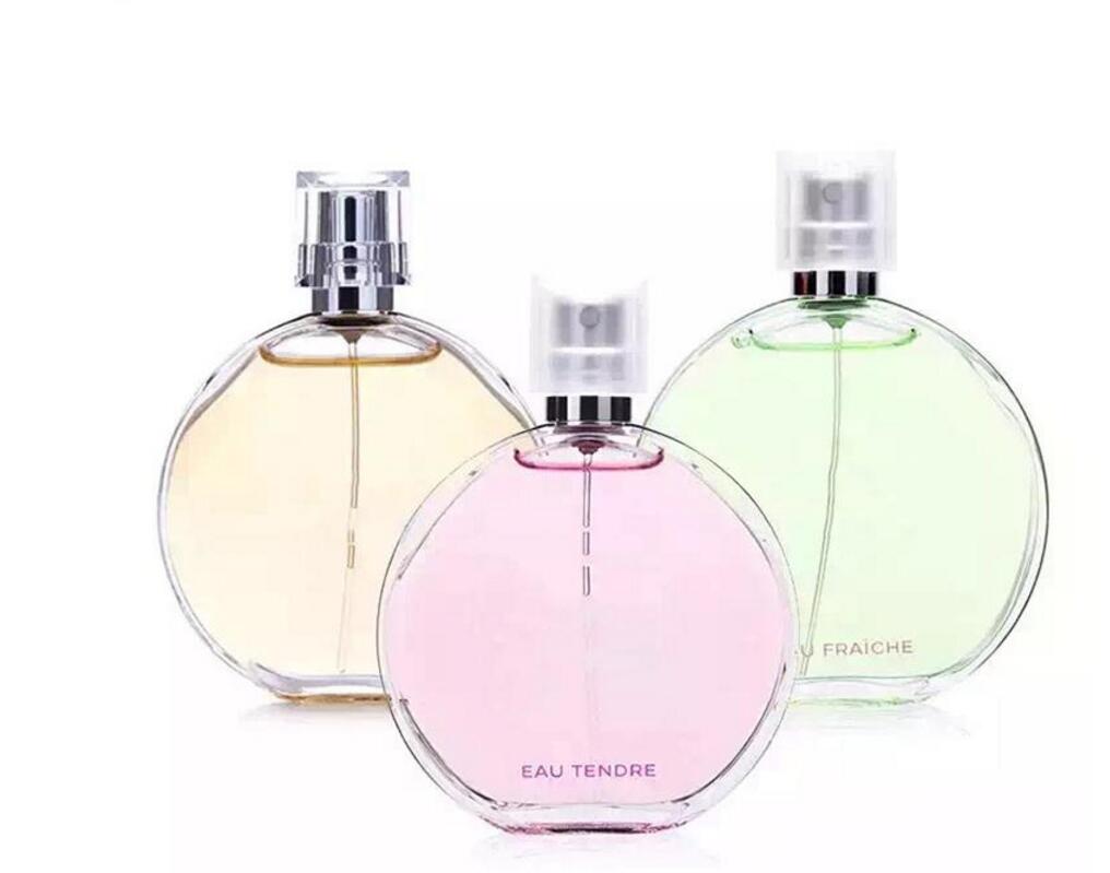 

The Newest 3 kinds Women Perfume Fragrance Pink Yellow Green Encounter perfumes 100ML fast delivery