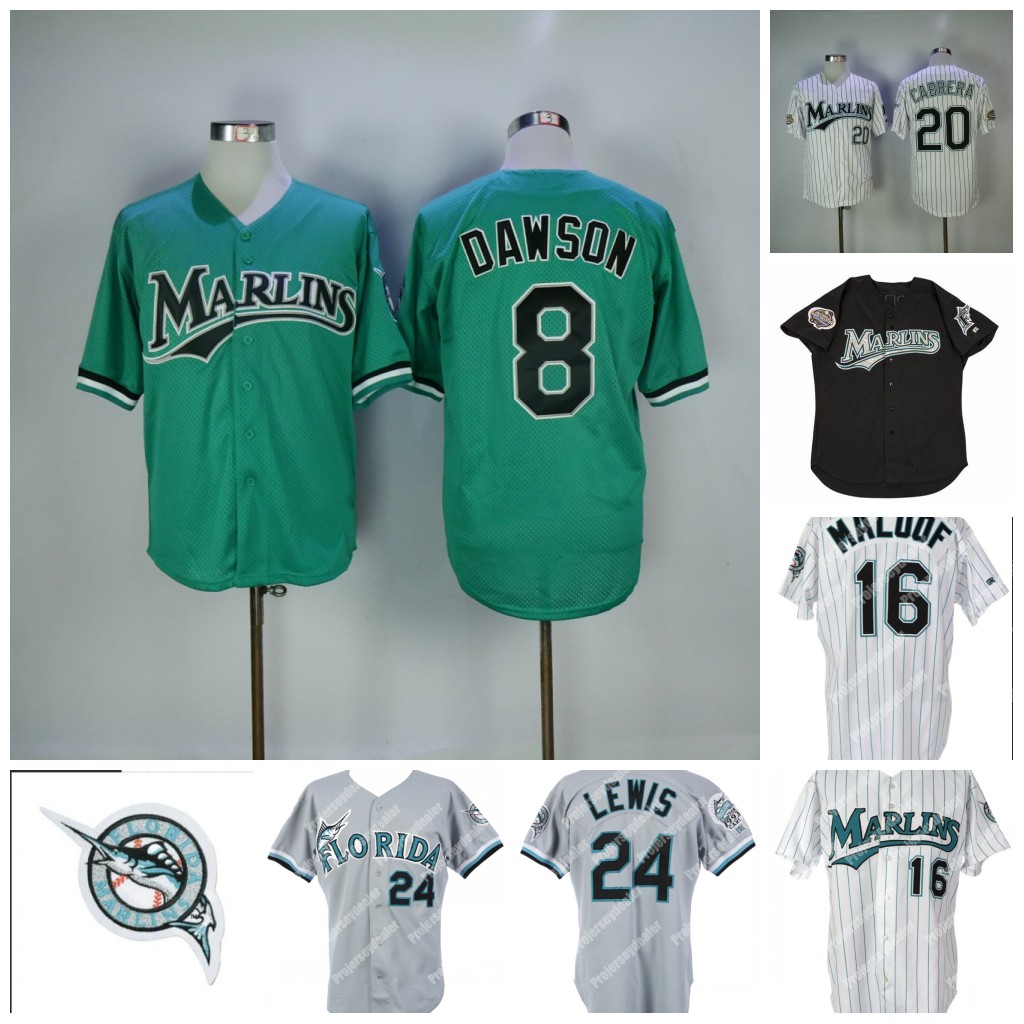 

Florida 1993 16 Geronimo Berroa 24 Richie Lewis 25 Al Leiter 31 Mike Piazza 16 Jack Maloof Baseball Jersey Mens Womens Youth, 16 jack maloof 1999-2001