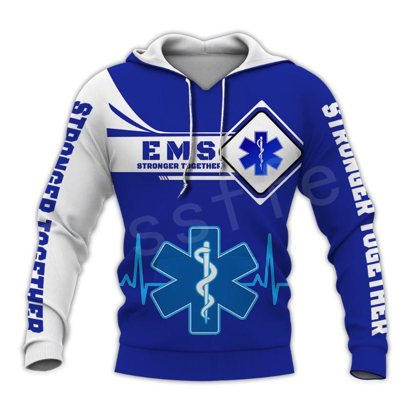 

Emergency Technician EMT EMS Paramedic NewFashion Unisex Pullover 3DPrint Sweatshirt/Hoodies/zipper/Jacket s-14, Sweater