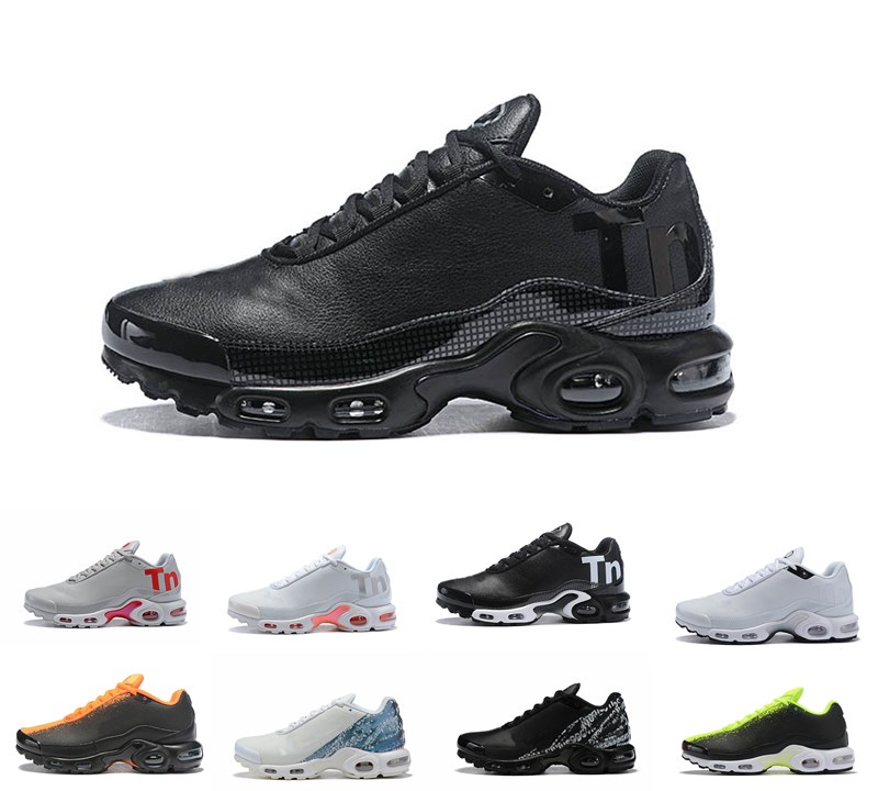 

2020 New Mercurial Plus Tn Ultra SE Outdoor Shoes Black White Red outdoor TN plus shoes Mens Trainers Sports shoe Sneakers 40-45, Shoes boxes