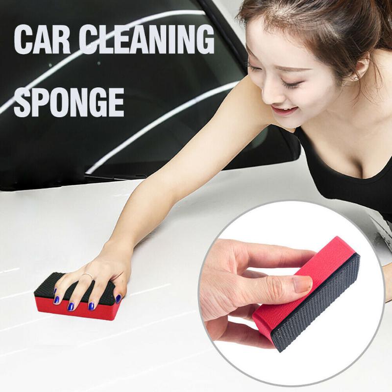 

4PC Car Wash Sponge Magic Clay Sponge Bar Car Pad Block Cleaning Eraser Wax Polish Pad Tool Auto Cleaning