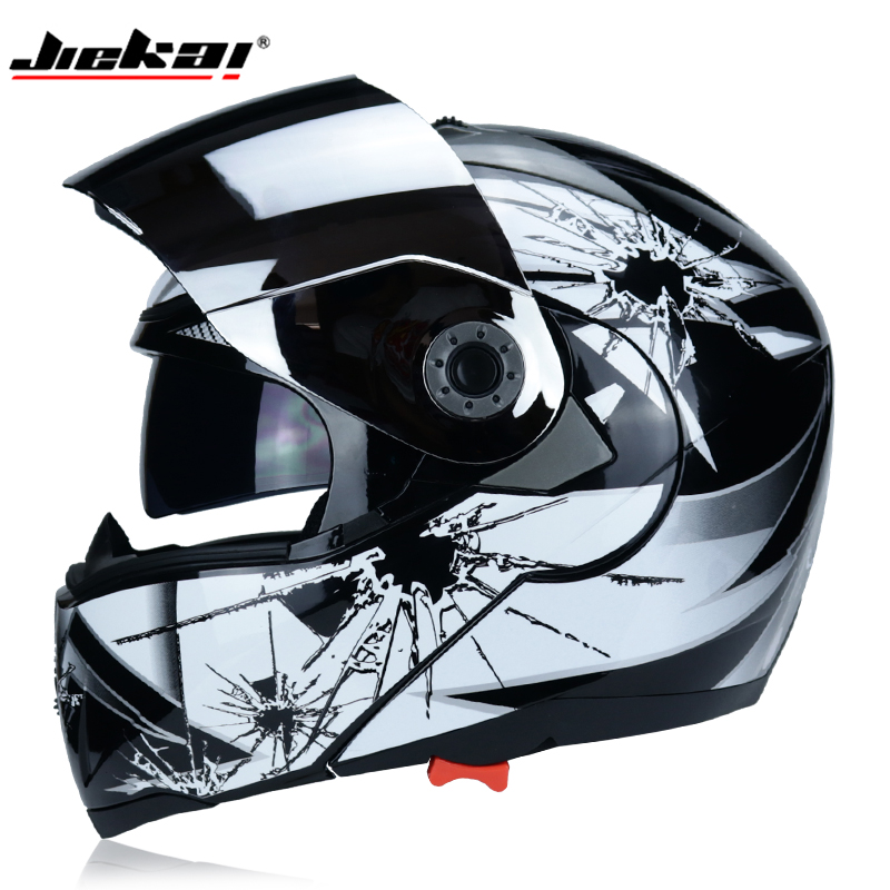 

High quality modular helmet double lens motorcycle helmet flip motorcycle Capacete Casco DOT certified JIEKAI 105
