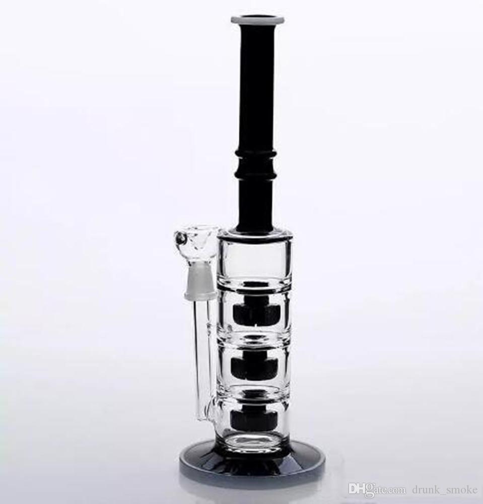 

wholesale tall thick Glass Bong double tree perc dome percolator water pipe bowl big water pipe