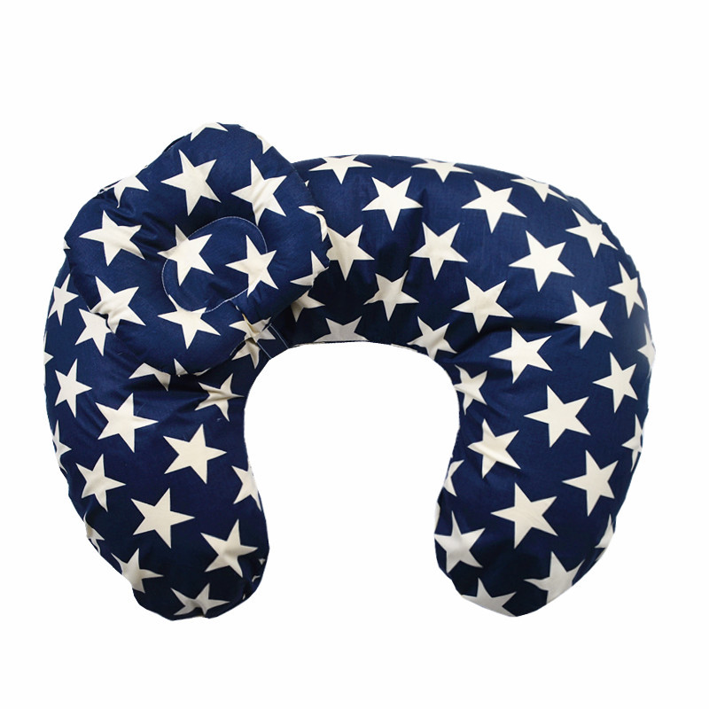 Fashion Atmospheric Household Breastfeeding Pillow Multifunctional Infant Feeding Neonatal Products Science Seating Pillows Pure Cotton-image-494712504