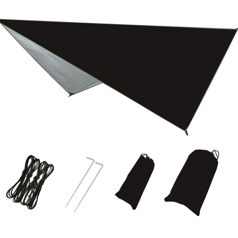 

Balight Sun Shelter Beach Outdoor Camping Garden Sun Awning Canopy Sunshade Hammock Rain Tarp Waterproof Tent Shade