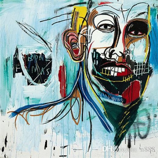 

Jean Michel Basquiat High Quality Handpainted & HD Printed Abstract Graffiti Art oil painting,Home Decor Wall Art On Canvas Multi Sizes g52