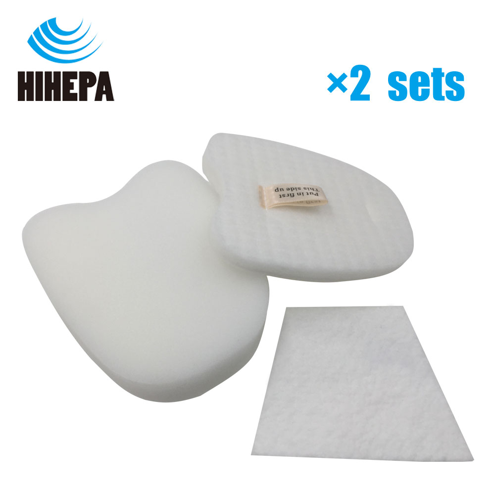

2sets Felt & Foam Filter for Shark Rocket HV319 HV320 HV321 HV322 HV324 HV345 UV330 UV422 ZS350-352 Fit Part XPMFK320 1084FTV320