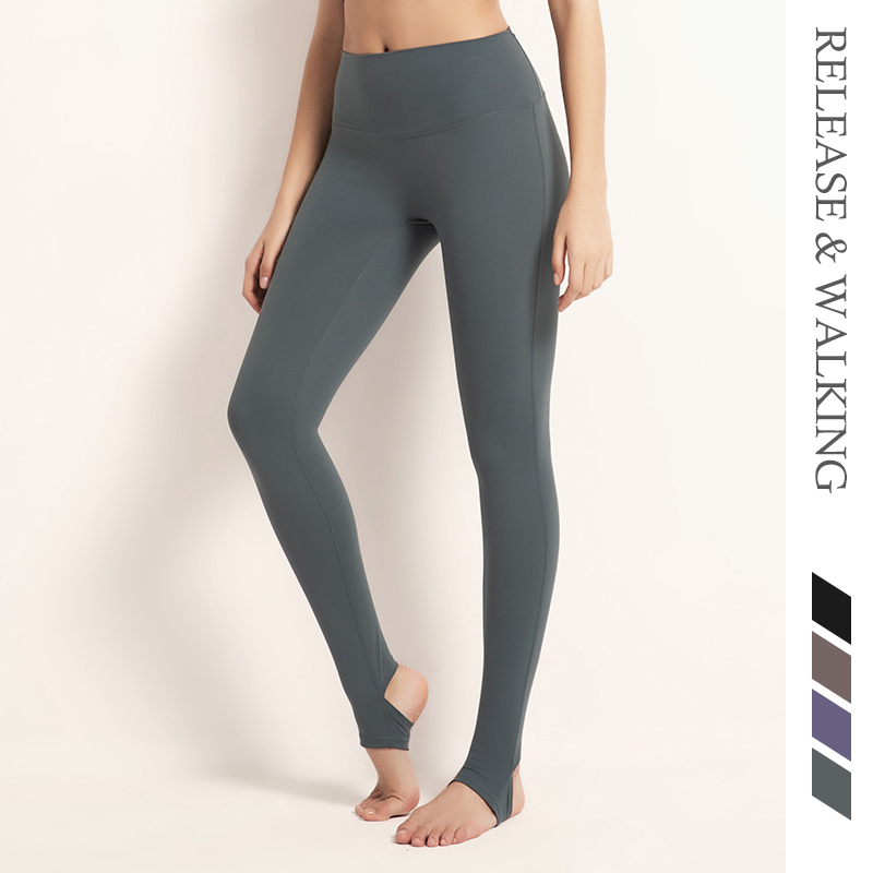 

R&W Trousers Step on the Panties Quick Dry Women Sports Joggers Leggings Women Fitness Seamless No "T" Line Yoga Workout Pants, Khaki