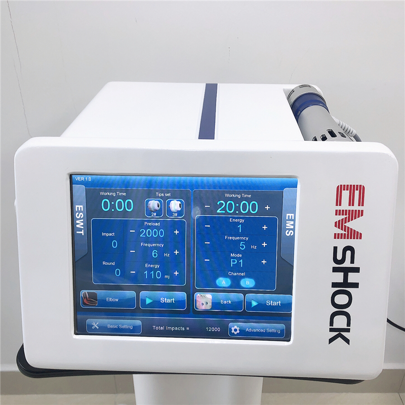 

Portable Physical ESWT shock wave therapy machine with electric muscle stimulation EMS therapy for physiotherapy ed treatment