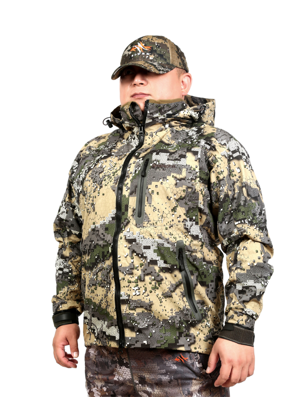 

2020 Hunting suiCamouflage Outdoor Jacket Men Waterproof Hunting Clothes Windbreaker Jacket Coat The same paragraph sitka, Desolve veil