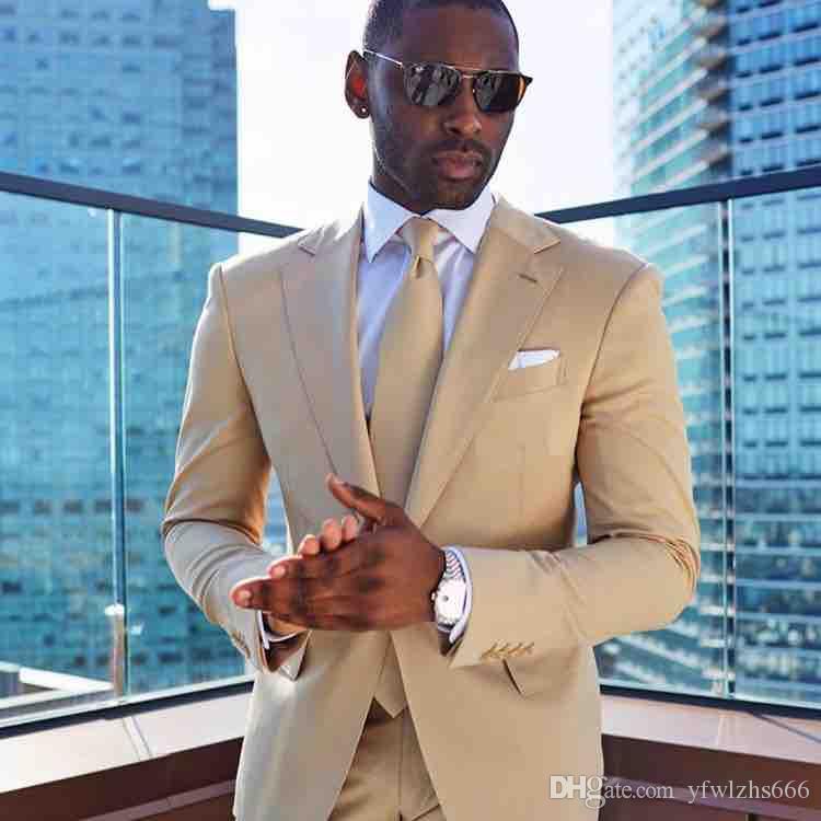 

Hot Sale Notch Lapel Wedding Tuxedos Slim Fit Suits For Men Groomsmen Suit Two Pieces Cheap Prom Formal Suits (Jacket+Pants+Tie) 261, Same as image