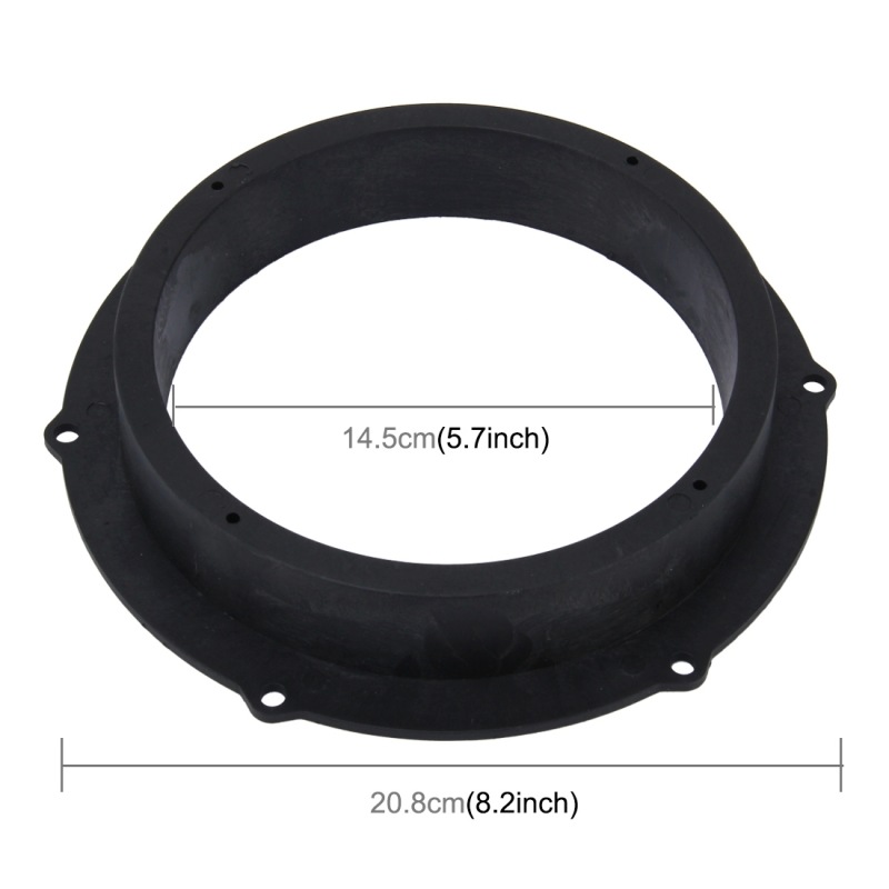 2PCS Car Stereo Speaker Horn Mat ABS Loudspeaker Base Protection Cover Holder Mats-image-460580866