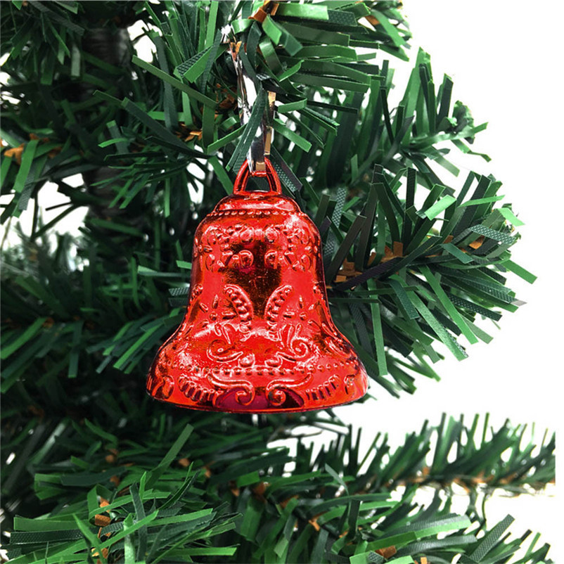 

6Pcs Christmas Bell Christmas Tree Ornaments Xmas Decorative Pendant Decor Ornaments bells xmas tree decoration N07