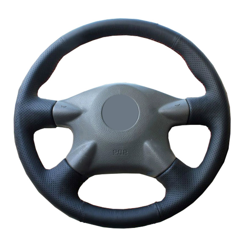 

DIY Genuine Leather Car Steering Wheel Cover For Almera N16 Pathfinder Primera XTrail 2001-2006 Samsung SM3