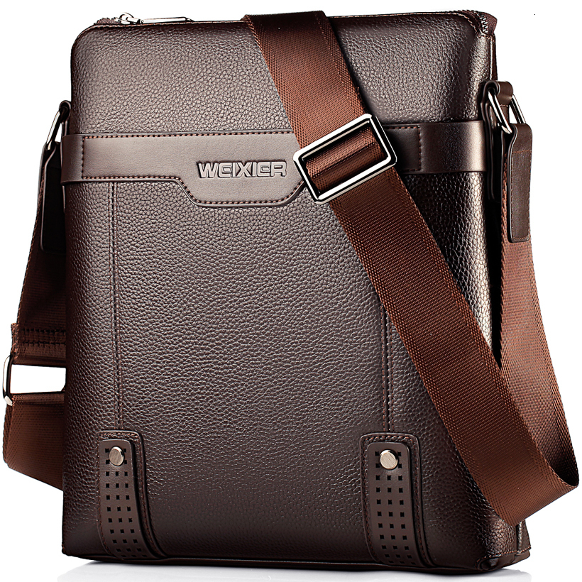 

handbag men messenger bag men leather bag business shoulder crossbody bags for male black brown sac homme small briefcase CJ191201