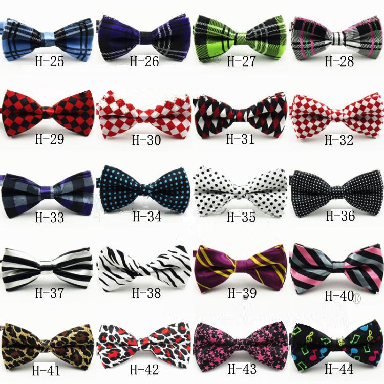 

New Fashion Unisex Neck Bowtie Bow Tie Adjustable Bow Tie high quality metal adjustment buckles 100pcs Optional multi-style a096, Black;gray