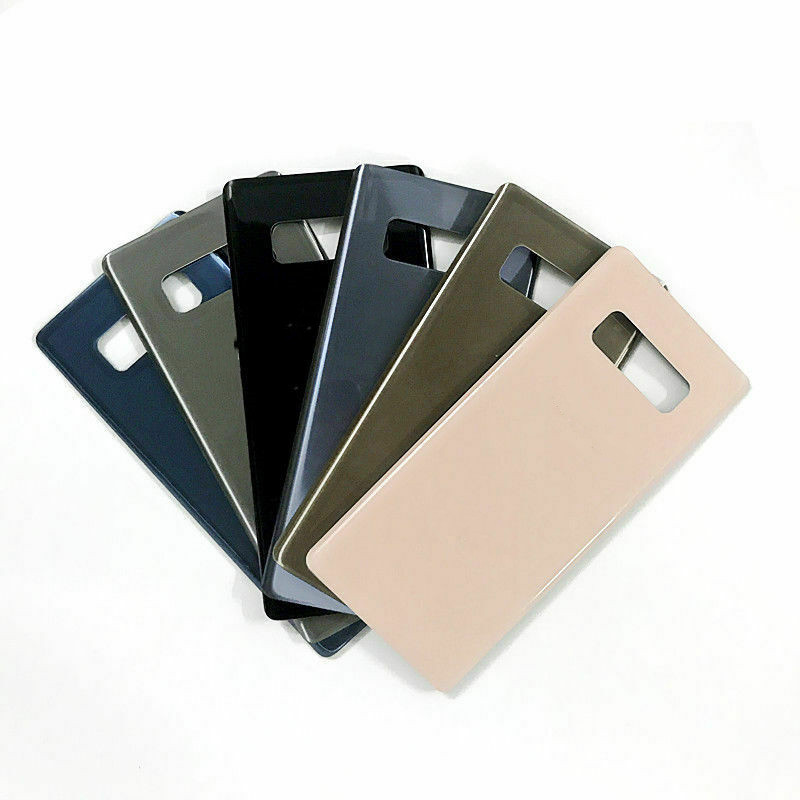 

OEM 30pcs for Samsung NOTE 8 Back Housing Battery Cover Door Glass + Adhesive with logo free DHL
