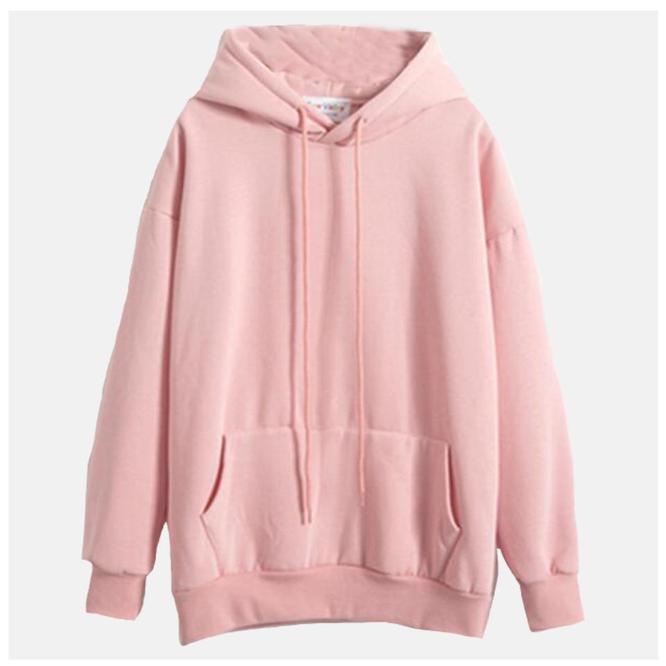 baby pink sweatshirt womens
