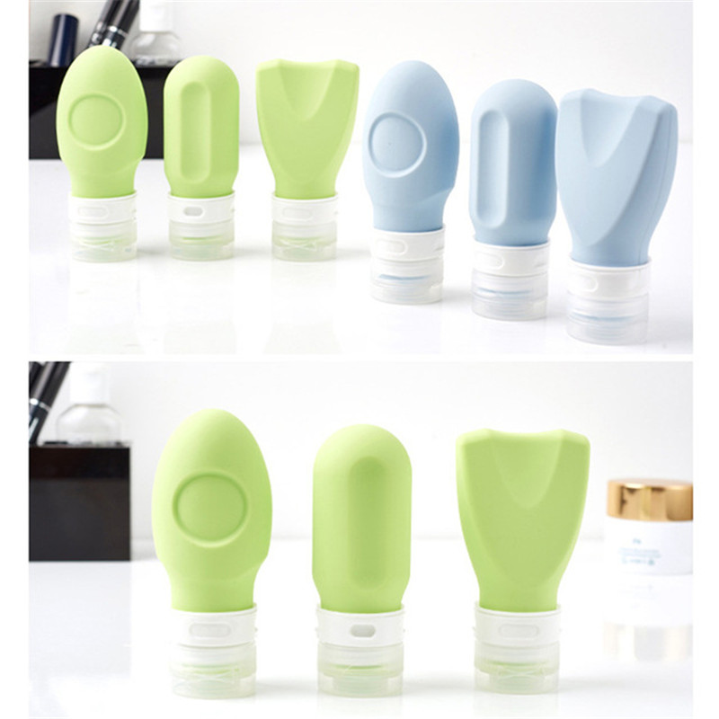 

Rakado 60ML Refillable Bottles Cosmetic Travel Silicone Point Bottling Lotion Shampoo Bath Shower Gel Tube Container Bottle Tool