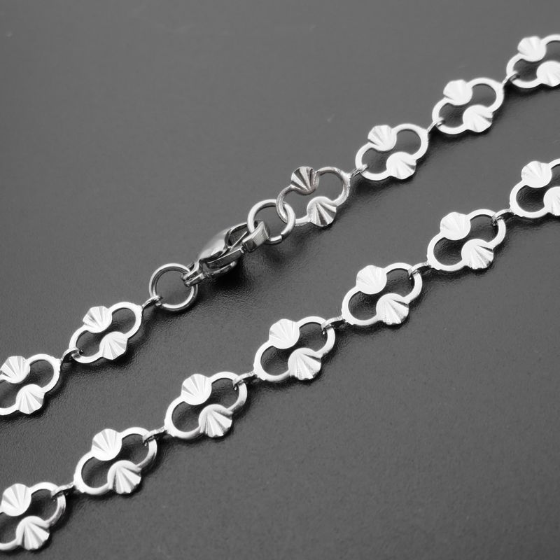 

Chains 6.5mm Width Men's Chain Stainless Steel Lock Link Necklace Fashion Jewelry