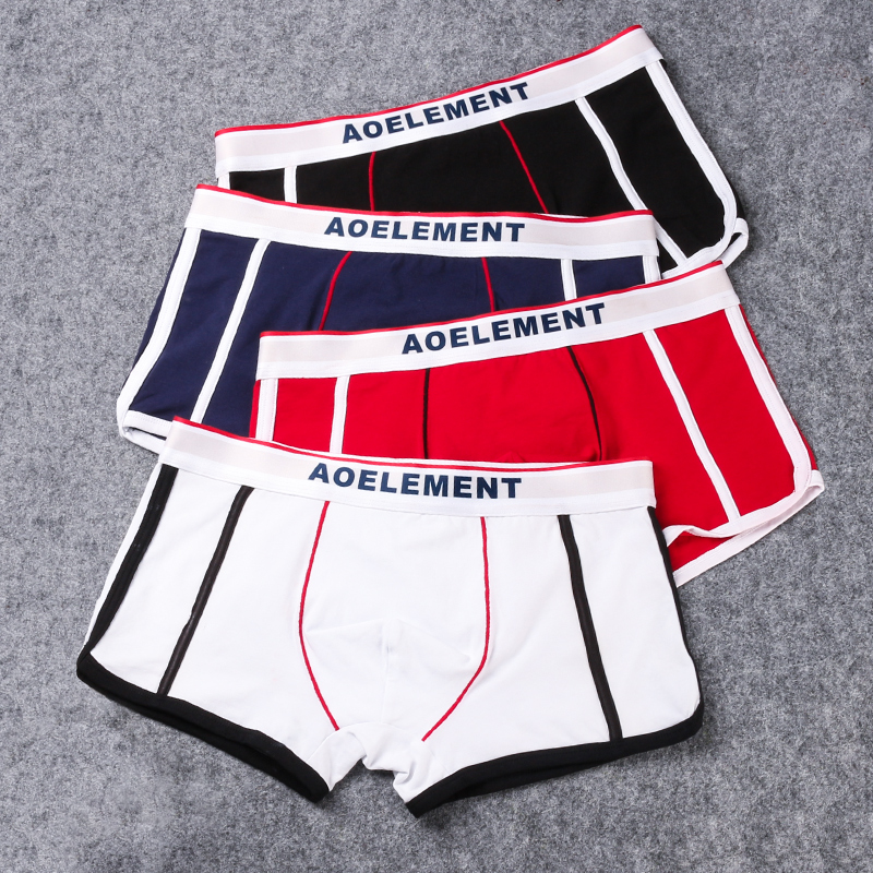 

Sexy Men Panties Boxer Soft Breathable Underwear Male Comfortable Solid Underpants Cueca Boxershorts Homme For Men 2020 New, White