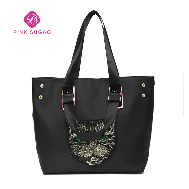 

Pink Sugao designer handbags purses women tote bag chain bag travel shoulder bags cat pattern fashion army color, Army green