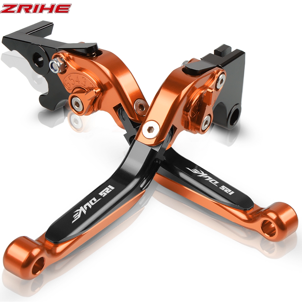 leve freno serbatoio freno universale moto freno frizione da 7//8per moto Orange Coppia leve freno e frizione regolabili da 1 paio