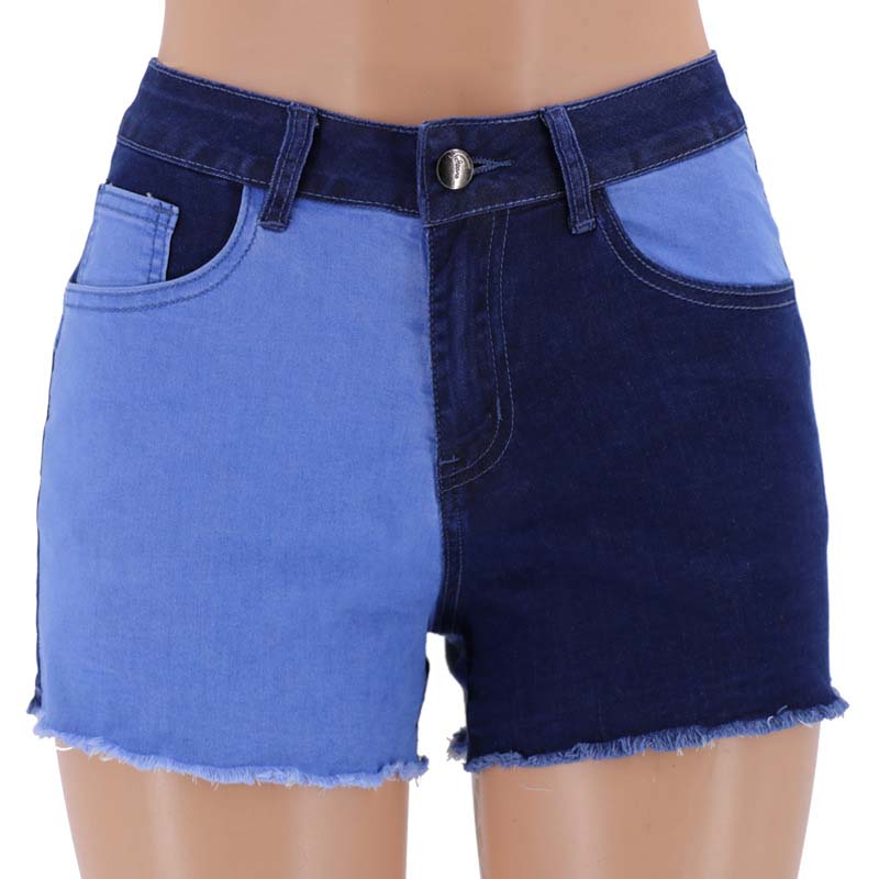 

Women Short Jeans Fashional Patchwork Medium Waist Denim Short Pants Tassel Slim Pants High Quality Free Shipping, Y-9041