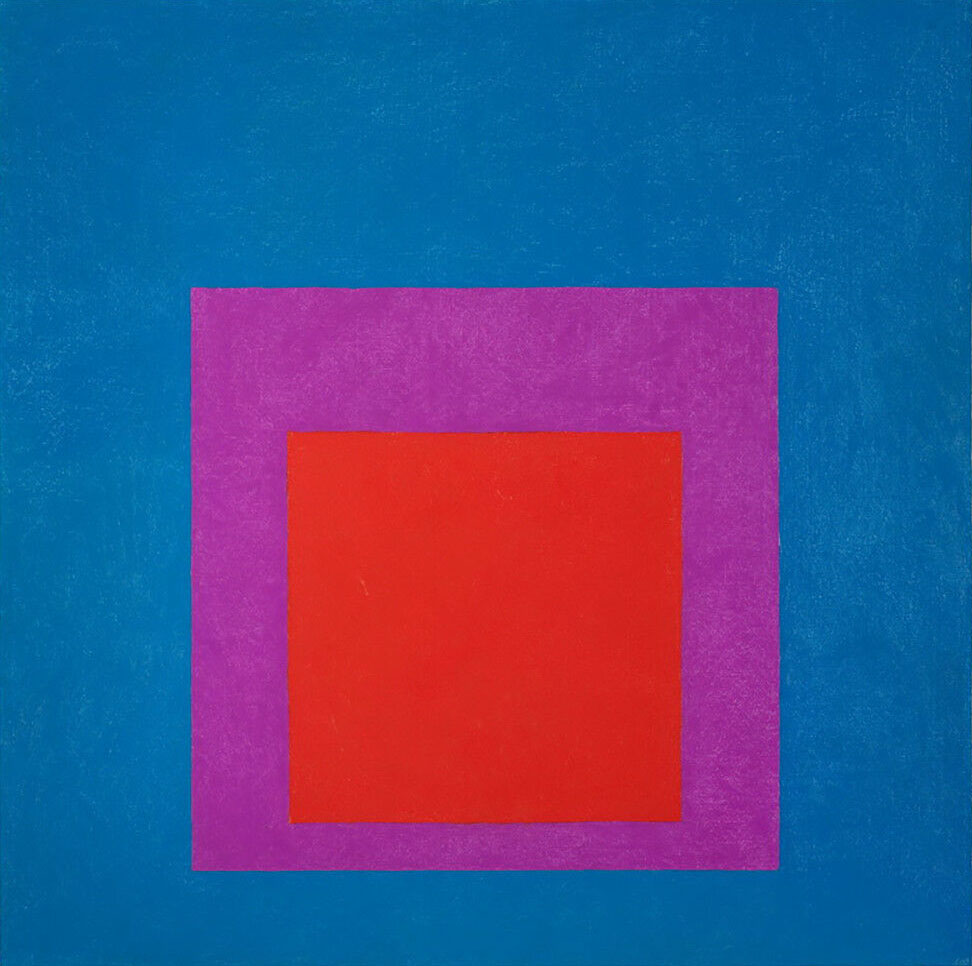 

Josef Albers Homage to the Square Red Brass -2 Home Decor Handcrafts /HD Print Oil Painting On Canvas Wall Art Canvas Pictures 200208