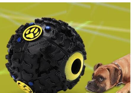 

Hot Pet Puppy Sound ball leakage Food Ball sound toy ball Pet Dog Cat Squeaky Chews Puppy Squeaker Sound Pet Supplies Play