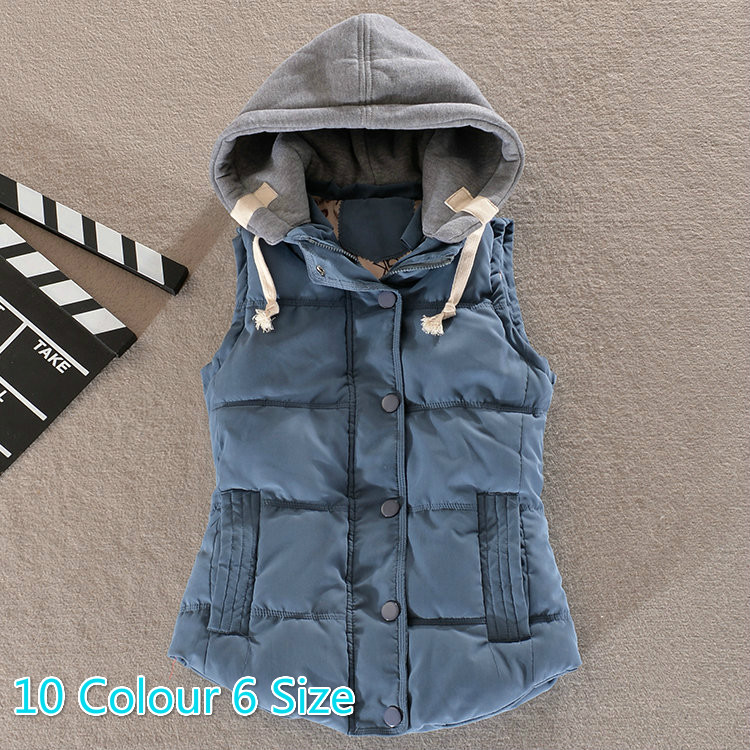 

Women's Cotton Parkas Autumn and Winter Coat Thick Vest Woman Pink Jackets Winter Plus Size Pink, Rose red