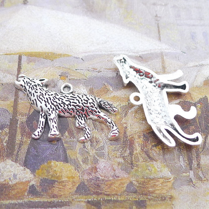 

A2807 Ancient Silver 100/ Package Alloy Leopard Ornaments Parts Diy Ornaments Parts 2.5 G