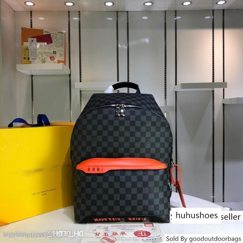 

handbags purses LUIS Discovery backpack Damier Cobalt Race shoulder bags N40157
