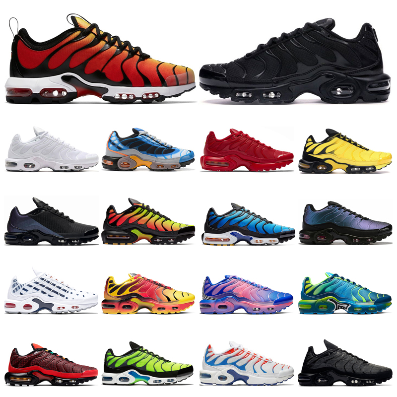 

New arrival trainers mens running shoes Tiger Triple black white University red Black Volt Solar Red Hyper blue mens fashion sports sneakers, 5 university red