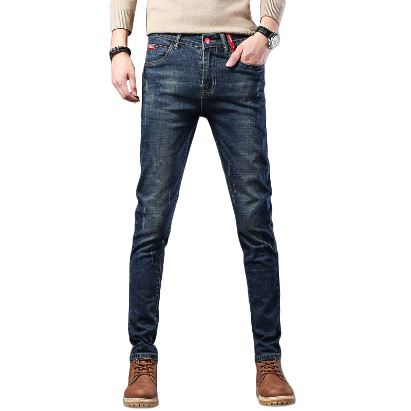 

2020 New Spring Autumn Cotton Jeans Men High Quality Denim Trousers Soft Mens Pants Men's Fashion Mens Jean Male, 1828