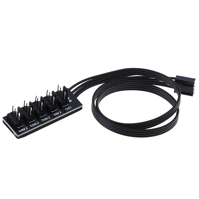 40cm 1 To 5 4-Pin molex TX4 PWM CPU cooling fan splitter adapter power cable VU