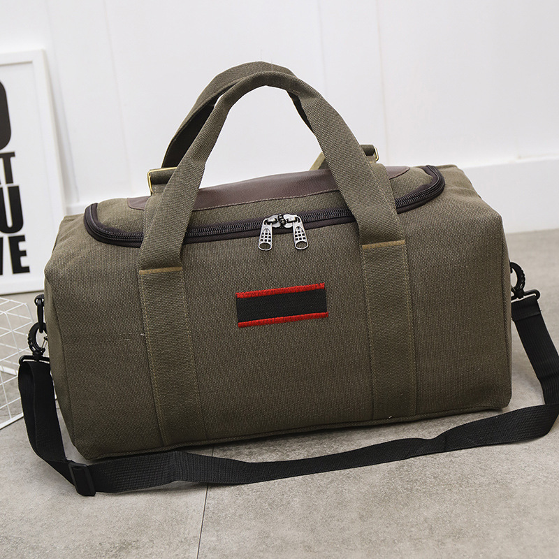 

Travel Bag Large Capacity Canvas Travel Luggage Bag Outdoor Duffle Herramientas Duffle Bags, Black