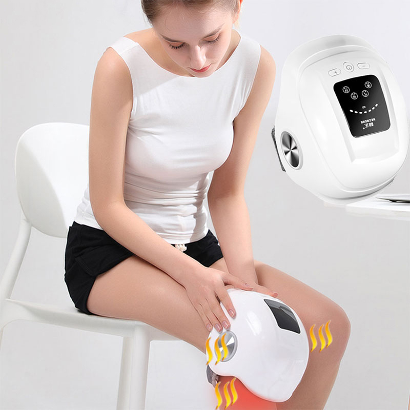 Laser Headted Air Pressure Pulse Knee Massager Leg Care Heating Vibration Pain Relief Infrared Massage Rehabilitation-image-540316356