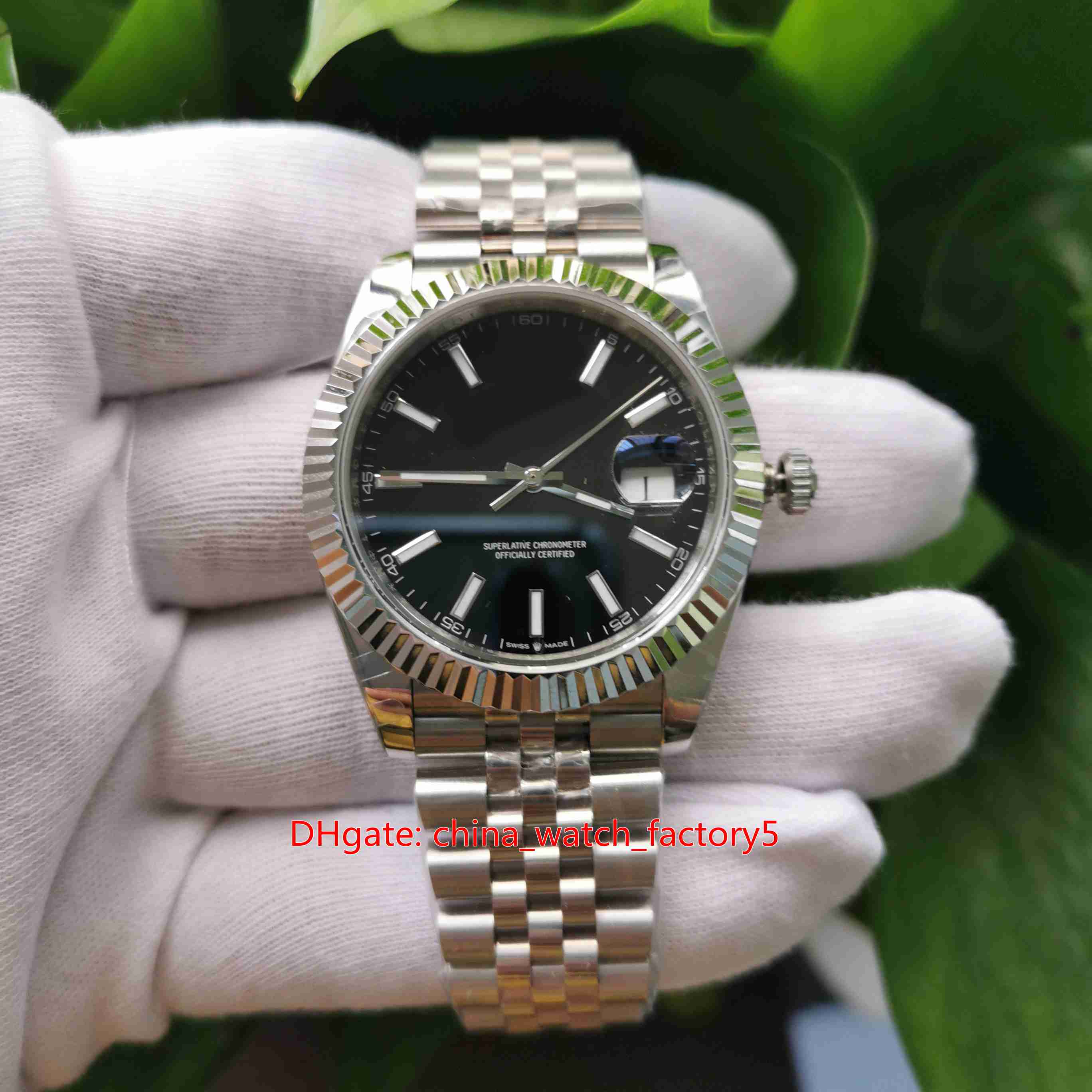 

3 Color Top Quality BP Maker V5 Version 36mm 41mm Datejust 126234 126334 President Asia 2813 Movement Automatic Mens Watch Men's Watches, E 41mm