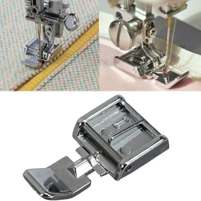 

Metal Pressure Accessories Sewing Machine Durable Rolling Replacement Home Easy Install Practical Zipper Foot
