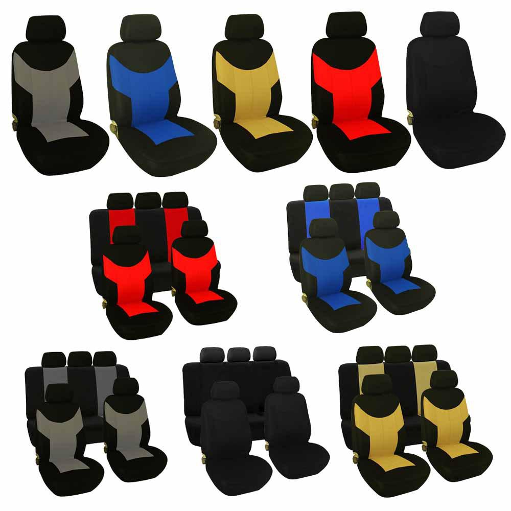 

Adeeing Universal Wear-resistant Covers Auto Seat Protectors Car-Styling Full Set Universal Fit Car Accessories