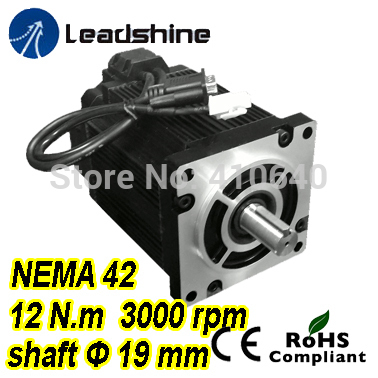 Leadshine Easy Servo Motor (Closed Loop Stepper) 3 phase 1103HBM120H-1000 with 220/230VAC 12 NM 1000 line encoder-image-463764620