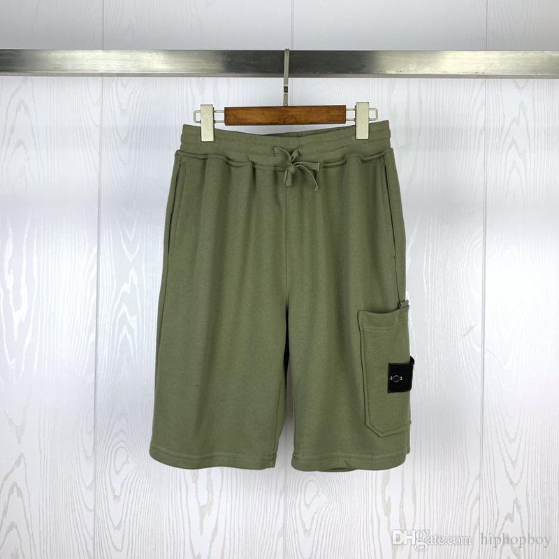 

20ss Stylist Mens Shorts New Arrival Summer Skateboard Hip Hop Pants Solid Color Mens Stylist Shorts Size M-2XL, Black