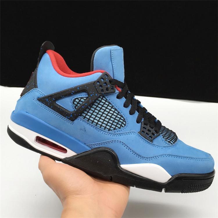 

FINAL VERSION 4 TRAVIS SCOTT CACTUS JACK HOUSTON OILERS MEN BASKETBALL SHOES 308497-406 BLUE BLACK SNEAKERS SIZE 40-47
