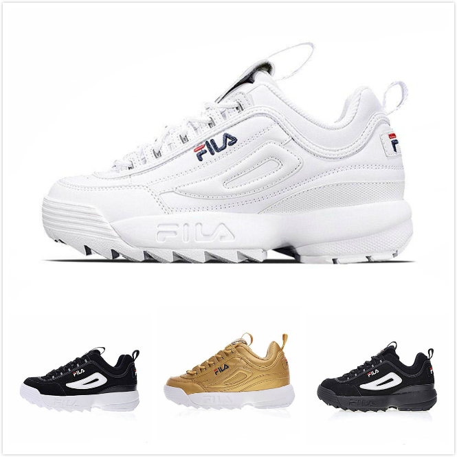 fila strada low white